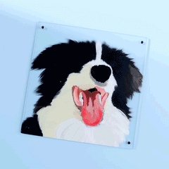 Custom 3D Pet Portrait from Photo – Hand-Drawn Dog or Cat Memorial Gift