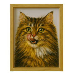 Custom Glass Pet Portrait – Hand-Painted from Your Photo | A Unique Keepsake | Memopetpet