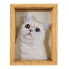 Custom Glass Pet Portrait – Hand-Painted from Your Photo | A Unique Keepsake | Memopetpet