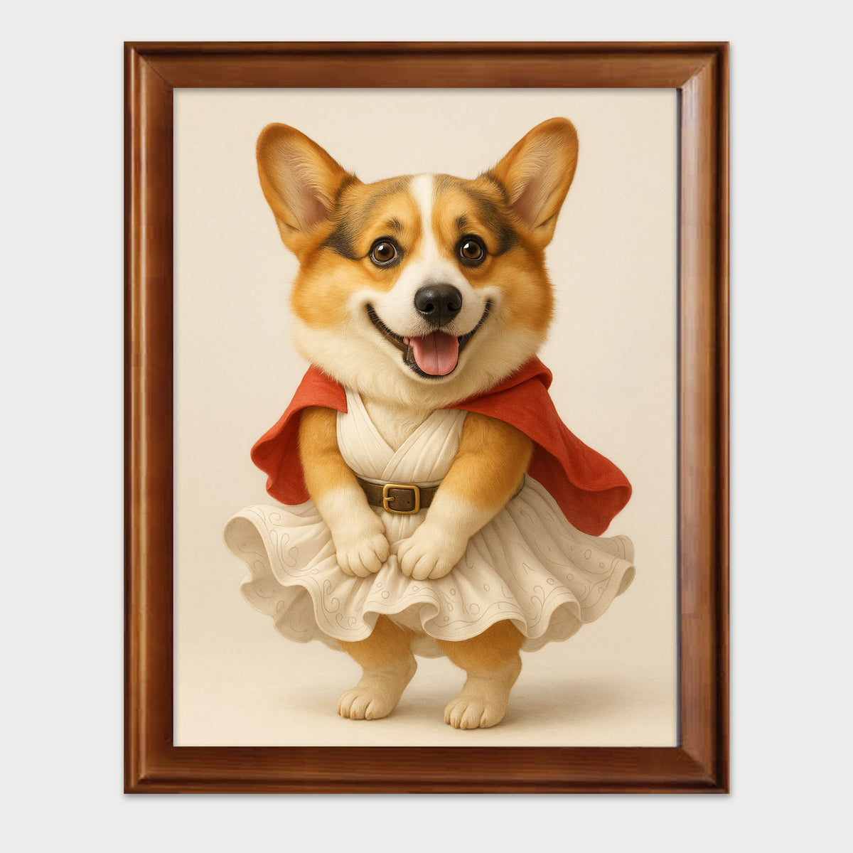 MemoPetPet | Custom Pet Portrait Wall Art – Figurine Style from Your Photo